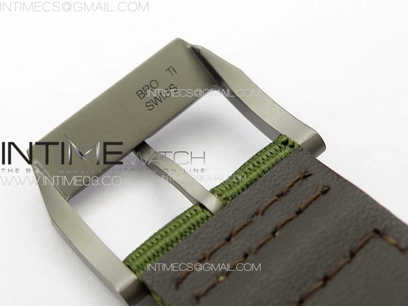 Pilot Mark XVIII TOPGUN SFTI Ceramic M+ 1:1 Best Edition Black Dial on Green Nylon Strap A2892