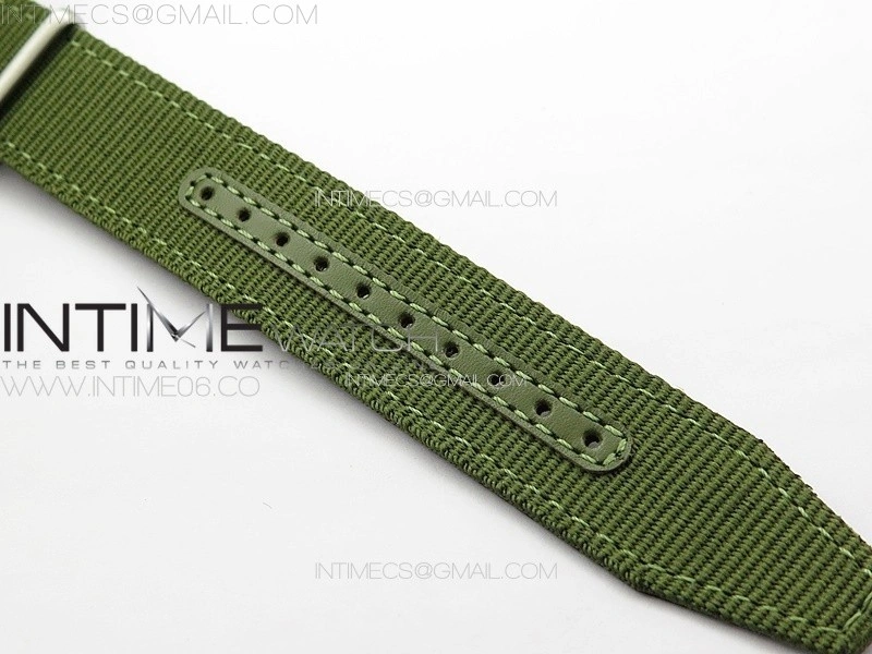 Pilot Mark XVIII TOPGUN SFTI Ceramic M+ 1:1 Best Edition Black Dial on Green Nylon Strap A2892