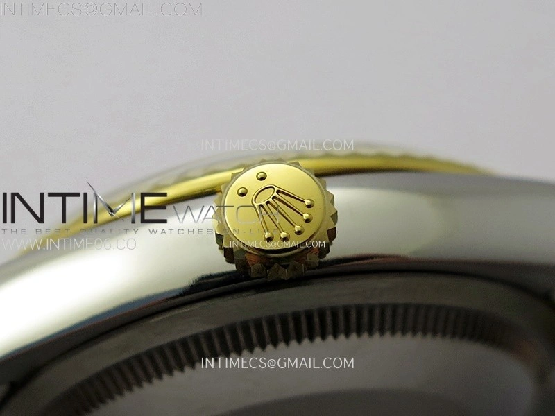 DateJust 36 SS 126233 904L SS YG VSF 1:1 Best Edition Gold Fluted Dial Diamonds Markers on Jubilee Bracelet VS3235