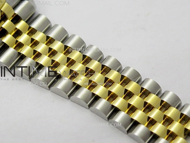 DateJust 36 SS 126233 904L SS YG VSF 1:1 Best Edition Gold Fluted Dial Diamonds Markers on Jubilee Bracelet VS3235