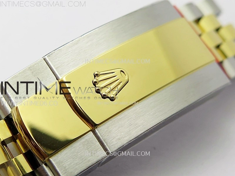 DateJust 36 SS 126233 904L SS YG VSF 1:1 Best Edition Gold Fluted Dial Diamonds Markers on Jubilee Bracelet VS3235