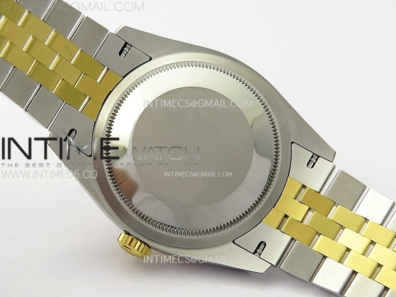 DateJust 36 SS 126233 904L SS YG VSF 1:1 Best Edition Gold Fluted Dial Diamonds Markers on Jubilee Bracelet VS3235