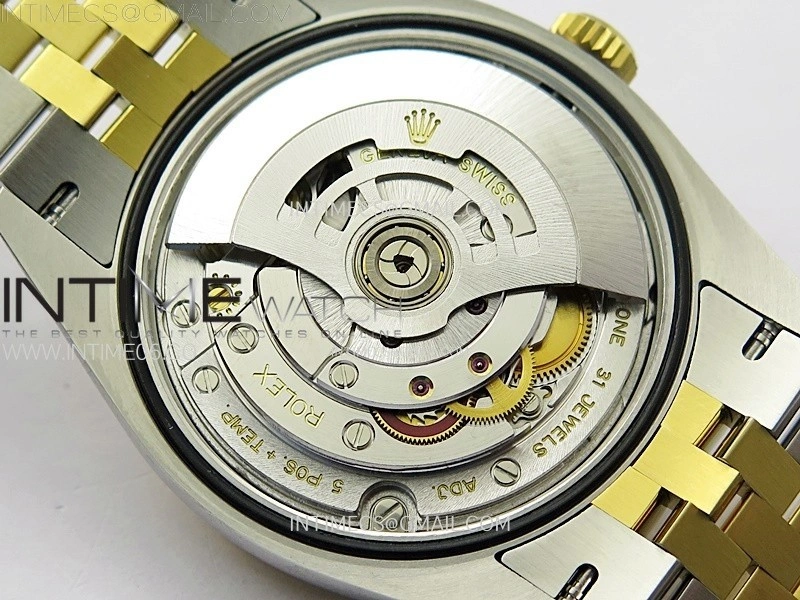 DateJust 36 SS 126233 904L SS YG VSF 1:1 Best Edition Gold Fluted Dial Diamonds Markers on Jubilee Bracelet VS3235