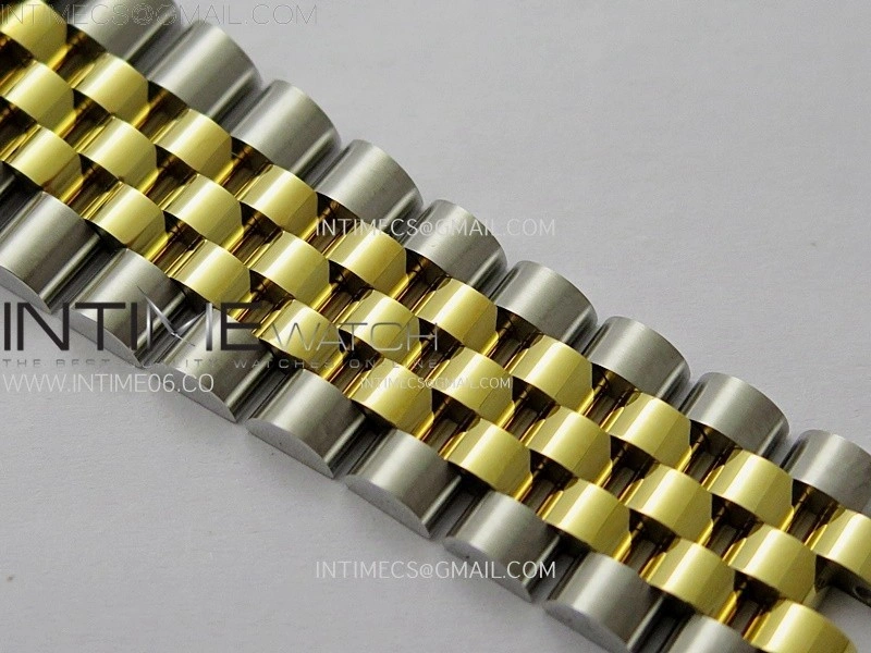 DateJust 36 126283 904L SS YG VSF 1:1 Best Edition Gold Fluted Dial Diamonds Markers on Jubilee Bracelet VS3235