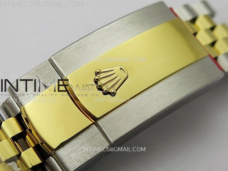 DateJust 36 126283 904L SS YG VSF 1:1 Best Edition Gold Fluted Dial Diamonds Markers on Jubilee Bracelet VS3235