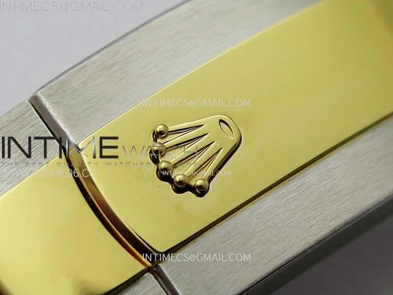DateJust 36 126283 904L SS YG VSF 1:1 Best Edition Gold Fluted Dial Diamonds Markers on Jubilee Bracelet VS3235