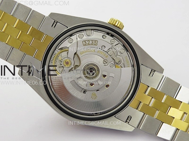 DateJust 36 126283 904L SS YG VSF 1:1 Best Edition Gold Fluted Dial Diamonds Markers on Jubilee Bracelet VS3235