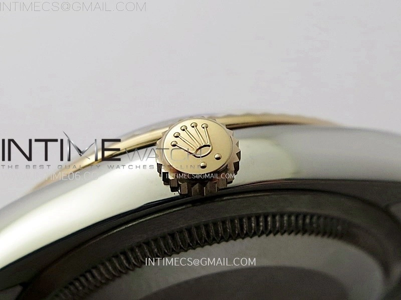 DateJust 36 SS 126231 904L SS RG VSF 1:1 Best Edition Gray Fluted Dial Diamonds Markers on Jubilee Bracelet VS3235