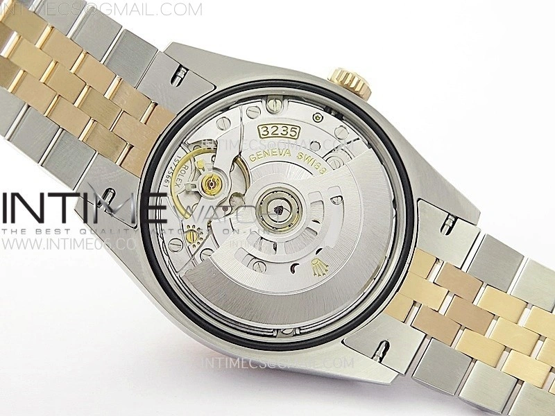 DateJust 36 SS 126231 904L SS RG VSF 1:1 Best Edition Gray Fluted Dial Diamonds Markers on Jubilee Bracelet VS3235