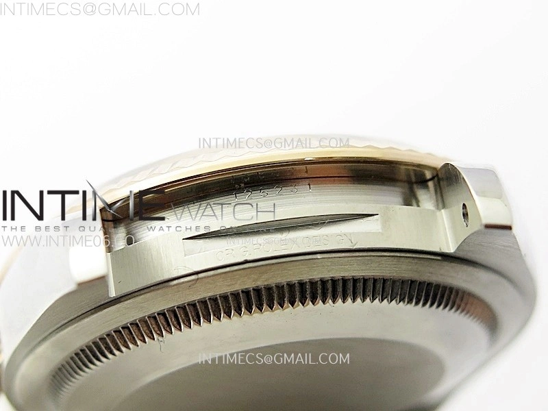 DateJust 36 SS 126231 904L SS RG VSF 1:1 Best Edition Gray Fluted Dial Diamonds Markers on Jubilee Bracelet VS3235