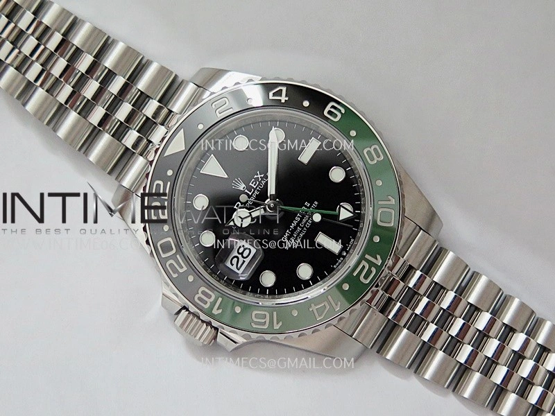 GMT-Master II 126720 VTNR 904L Steel V3 VSF 1:1 Best Edition Black Dial On Jubilee Bracelet DD3285 CHS