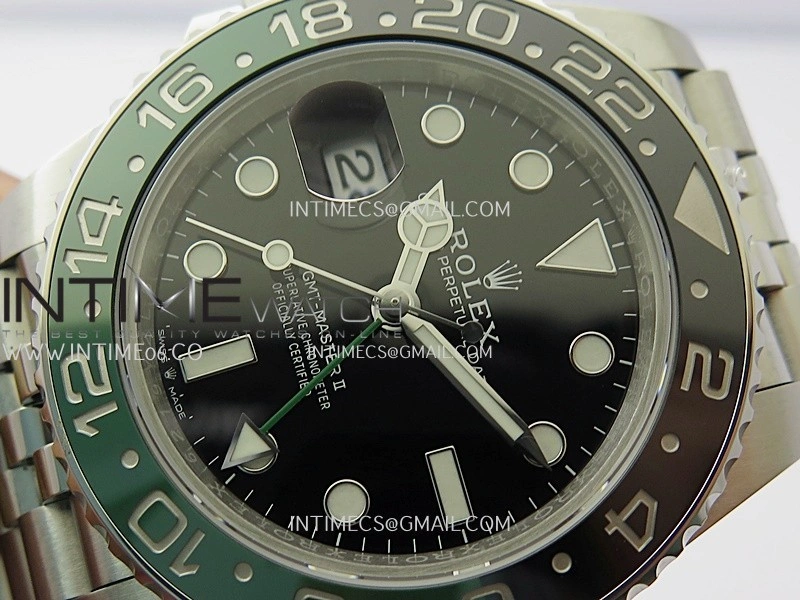 GMT-Master II 126720 VTNR 904L Steel V3 VSF 1:1 Best Edition Black Dial On Jubilee Bracelet DD3285 CHS