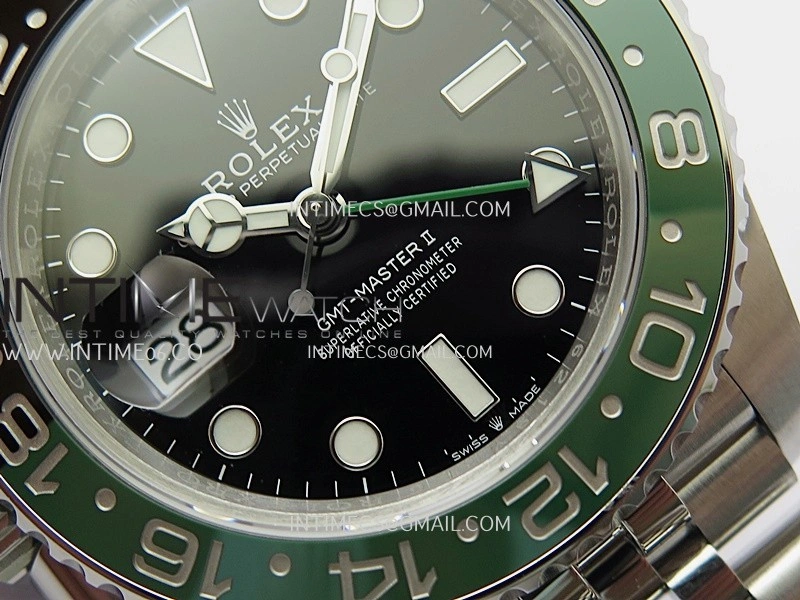 GMT-Master II 126720 VTNR 904L Steel V3 VSF 1:1 Best Edition Black Dial On Jubilee Bracelet DD3285 CHS