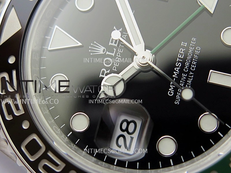 GMT-Master II 126720 VTNR 904L Steel V3 VSF 1:1 Best Edition Black Dial On Jubilee Bracelet DD3285 CHS