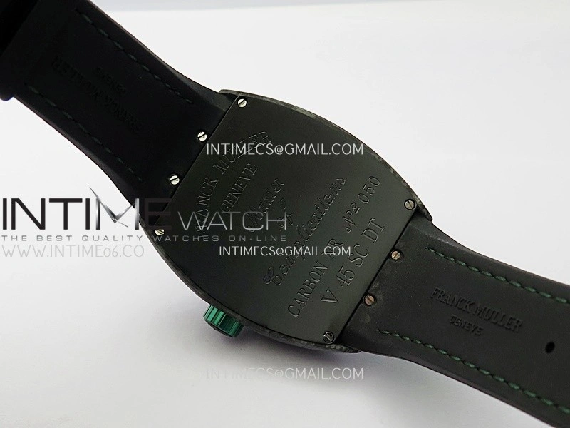 Vanguard Racing Carbon V45 Green ABF Best Edition On Green Nylon Strap A2824