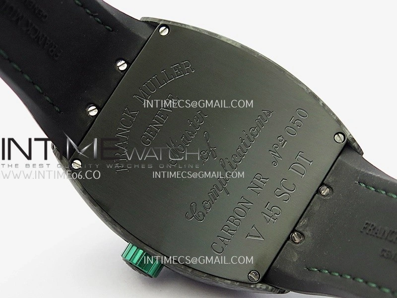 Vanguard Racing Carbon V45 Green ABF Best Edition On Green Nylon Strap A2824