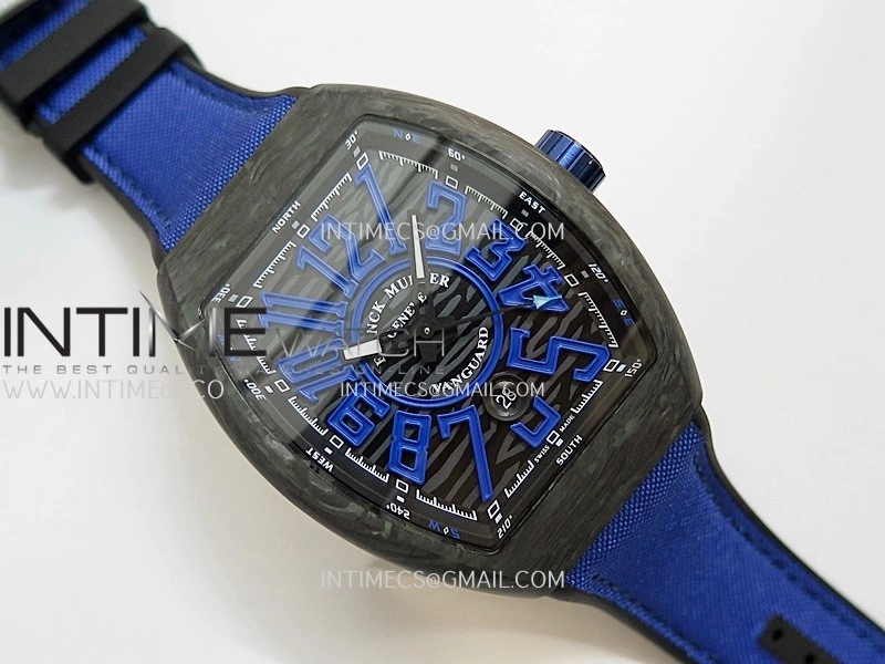 Vanguard Racing Carbon V45 Purple ABF Best Edition On Purple Nylon Strap A2824