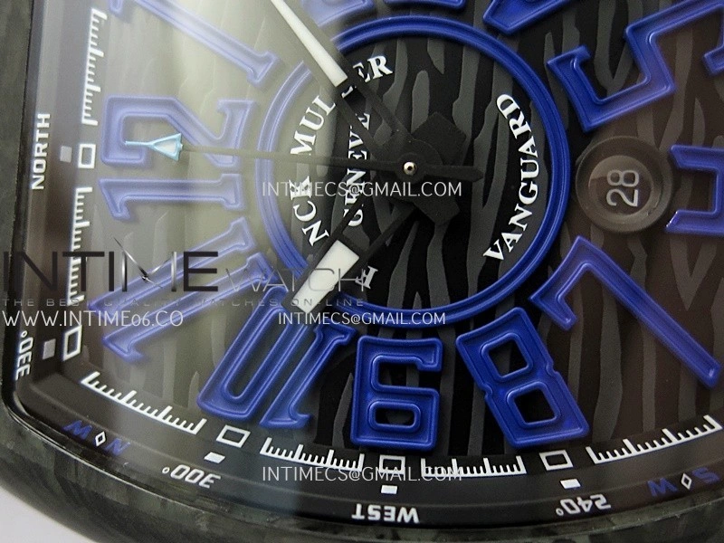 Vanguard Racing Carbon V45 Purple ABF Best Edition On Purple Nylon Strap A2824