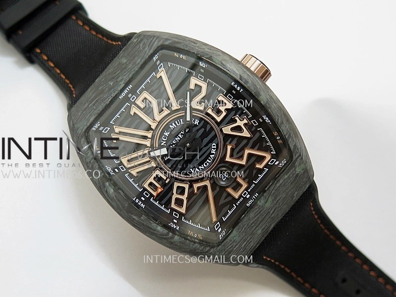 Vanguard Racing Carbon V45 RG ABF Best Edition On Black Nylon Strap A2824