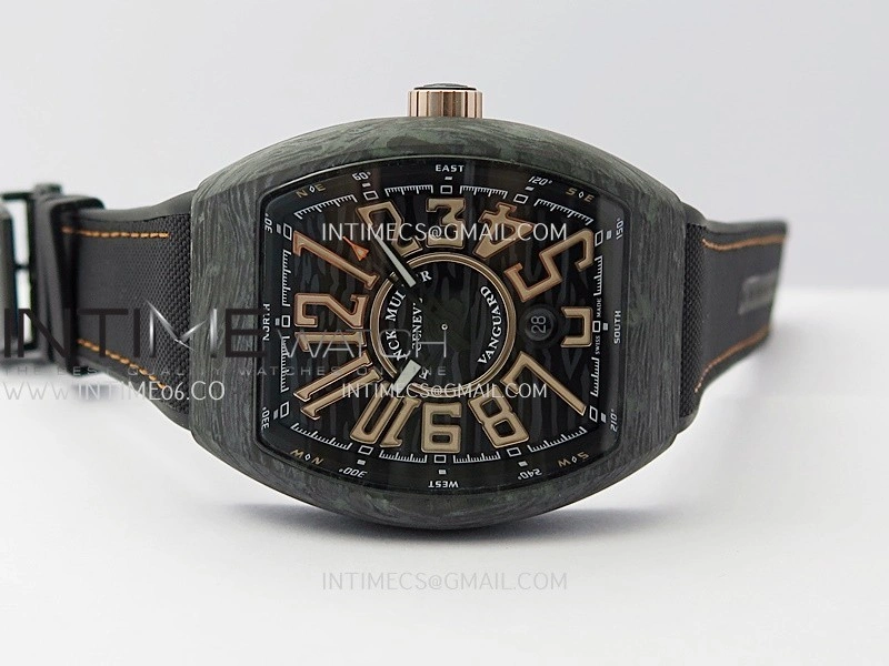 Vanguard Racing Carbon V45 RG ABF Best Edition On Black Nylon Strap A2824