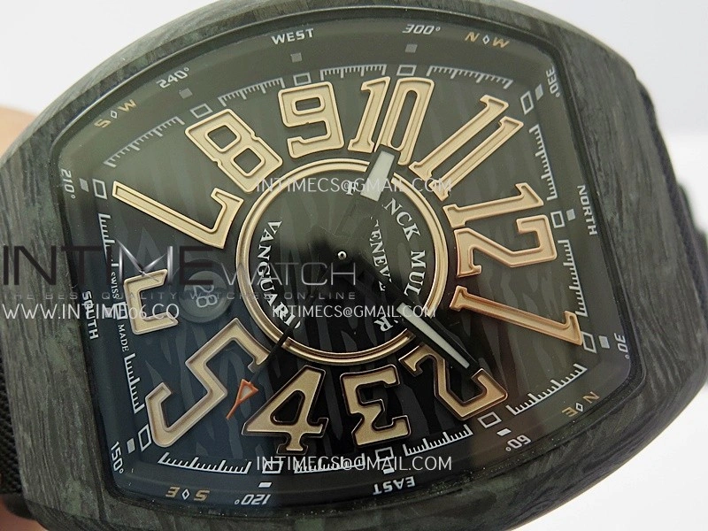 Vanguard Racing Carbon V45 RG ABF Best Edition On Black Nylon Strap A2824