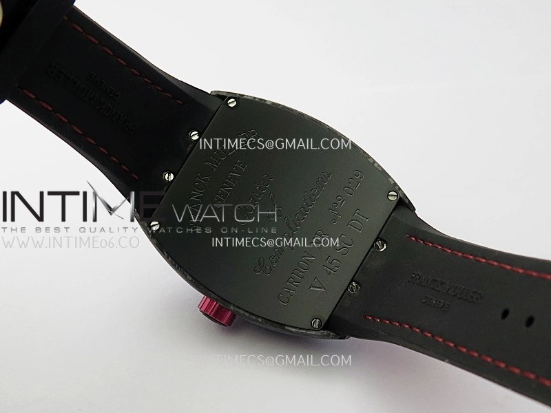 Vanguard Racing Carbon V45 Red ABF Best Edition On Red Nylon Strap A2824