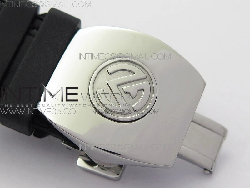 Vanguard V45 Chrono SS ABF Best Edition Black Dial on Black Gummy Strap A7750