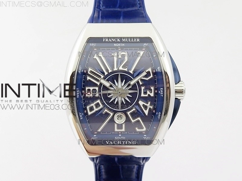 Vanguard V45 SS ABF Best Edition Blue Textured Dial on Blue Gummy Strap A2824