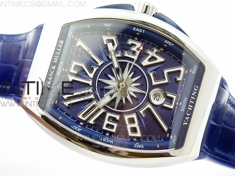 Vanguard V45 SS ABF Best Edition Blue Textured Dial on Blue Gummy Strap A2824