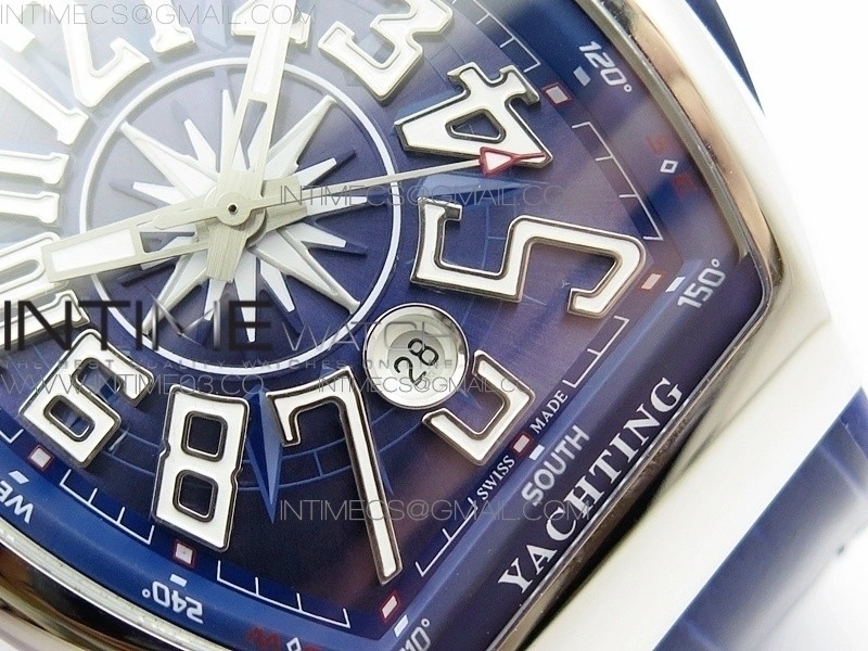 Vanguard V45 SS ABF Best Edition Blue Textured Dial on Blue Gummy Strap A2824