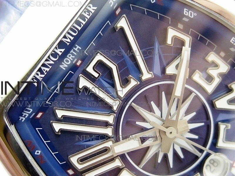 Vanguard V45 SS ABF Best Edition Blue Textured Dial on Blue Gummy Strap A2824