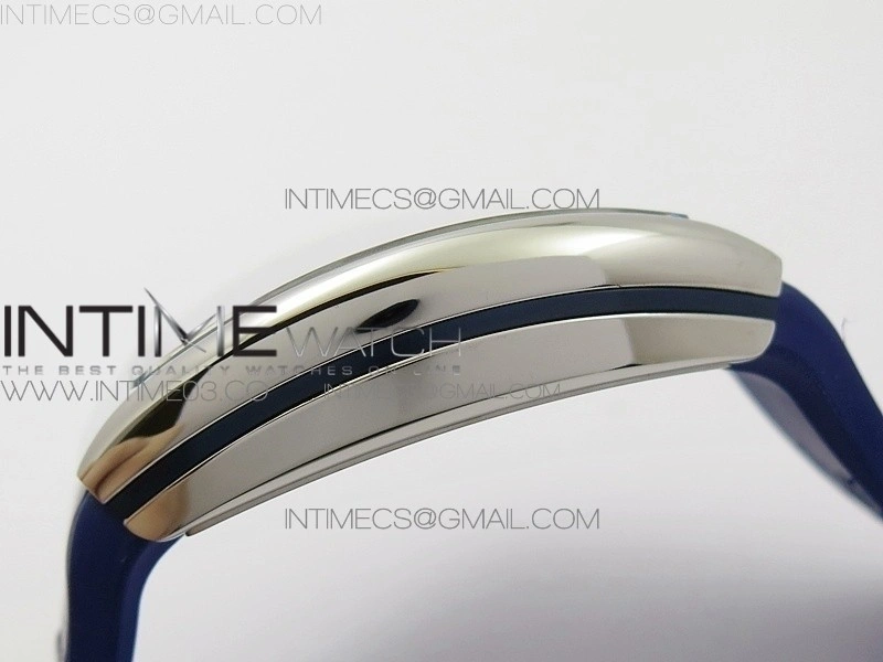 Vanguard V45 SS ABF Best Edition Blue Textured Dial on Blue Gummy Strap A2824