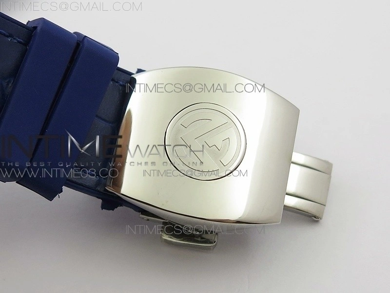 Vanguard V45 SS ABF Best Edition Blue Textured Dial on Blue Gummy Strap A2824