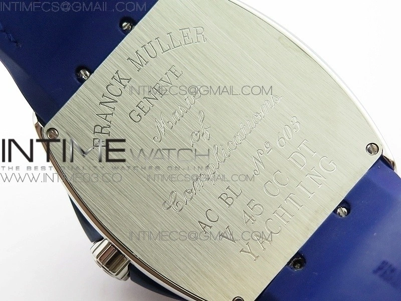 Vanguard V45 SS ABF Best Edition Blue Textured Dial on Blue Gummy Strap A2824