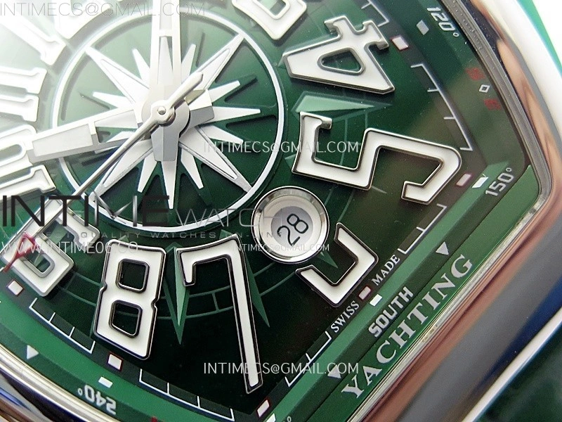 Vanguard V45 SS ABF Best Edition Green Dial On Green Gummy Strap A2824