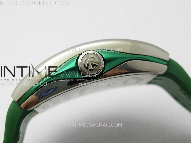 Vanguard V45 SS ABF Best Edition Green Dial On Green Gummy Strap A2824