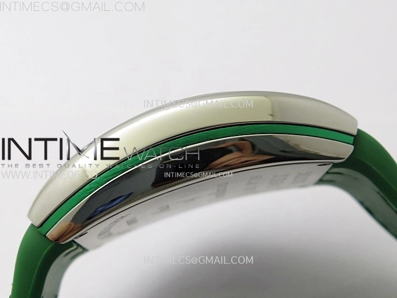 Vanguard V45 SS ABF Best Edition Green Dial On Green Gummy Strap A2824