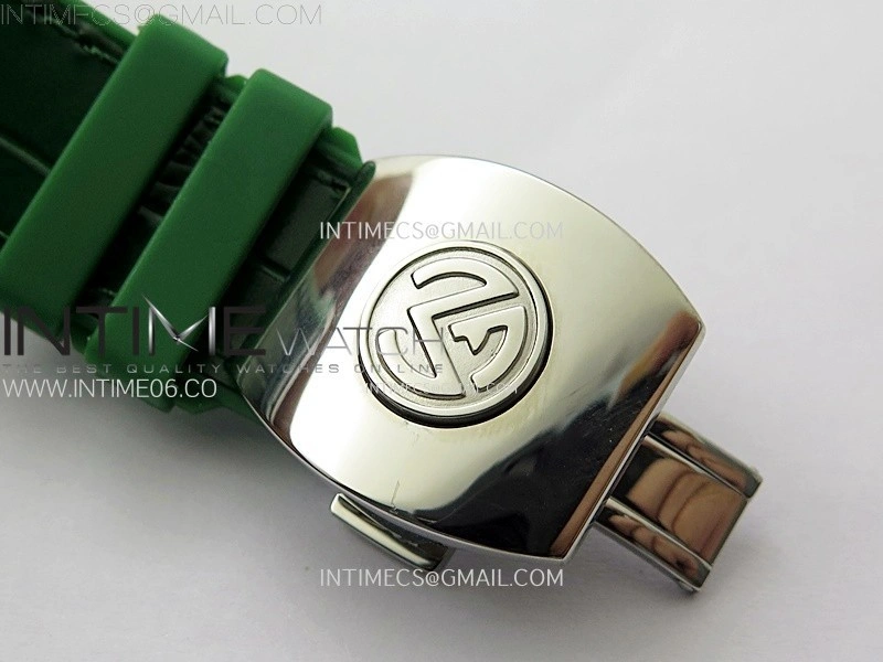 Vanguard V45 SS ABF Best Edition Green Dial On Green Gummy Strap A2824