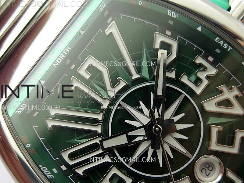Vanguard V45 SS ABF Best Edition Green Dial On SS Bracelet A2824