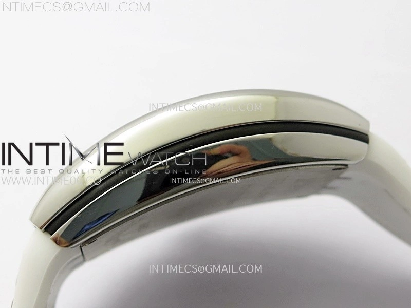 Vanguard V45 SS ABF Best Edition White Dial On White Gummy Strap A2824