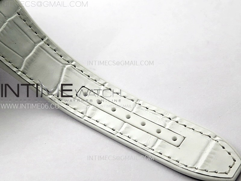 Vanguard V45 SS ABF Best Edition White Dial On White Gummy Strap A2824