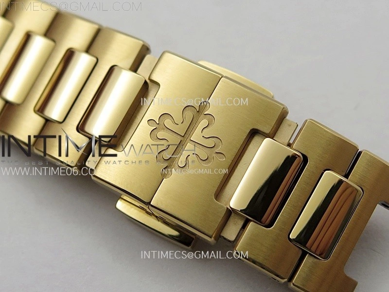 Nautilus 7118 New Version Ladies RG PPF 1:1 Best Edition White Dial on RG Bracelet A324 Super Clone