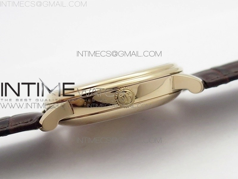 Villeret 6669 RG V2 HG 1:1 Best Edition White Dial On brown leather Strap