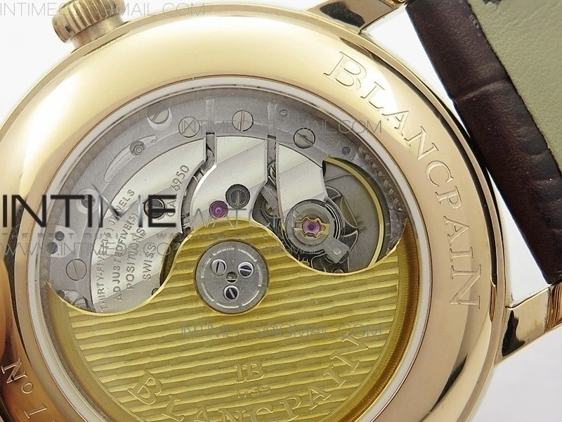 Villeret 6669 RG V2 HG 1:1 Best Edition White Dial On brown leather Strap