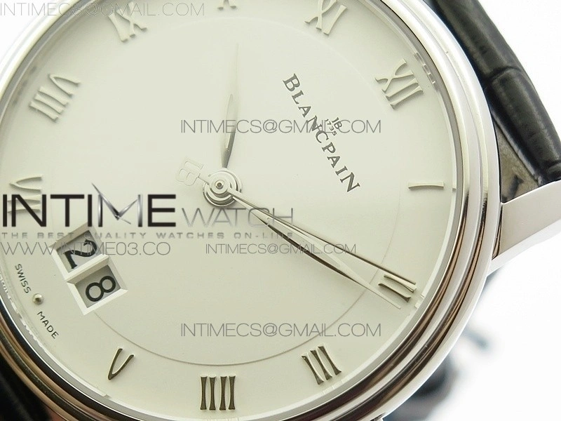 Villeret 6669 SS V2 HG 1:1 Best Edition White Dial On brown leather Strap