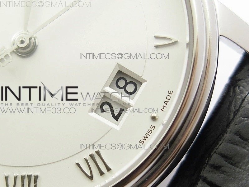 Villeret 6669 SS V2 HG 1:1 Best Edition White Dial On brown leather Strap