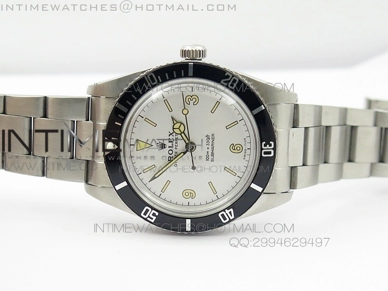 Vintage 1680 Submariner No Date SS White Dial On SS Bracelet A2836