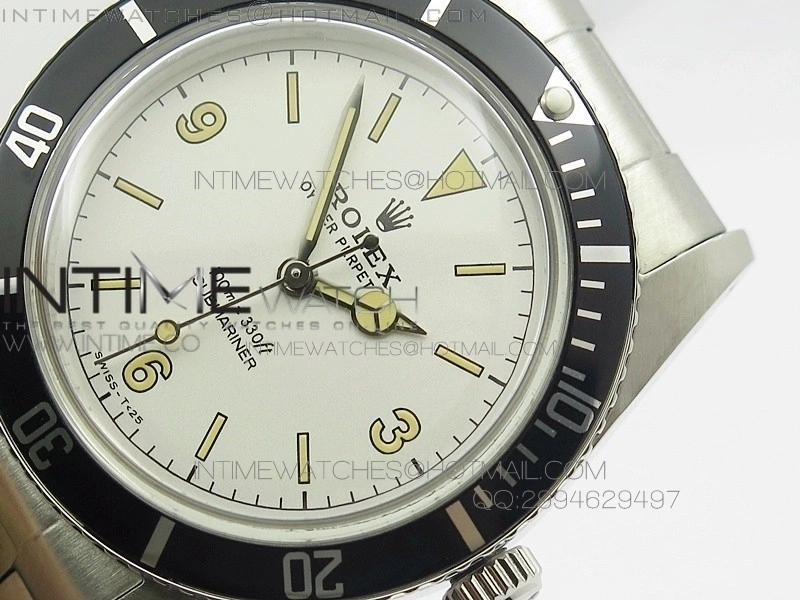 Vintage 1680 Submariner No Date SS White Dial On SS Bracelet A2836