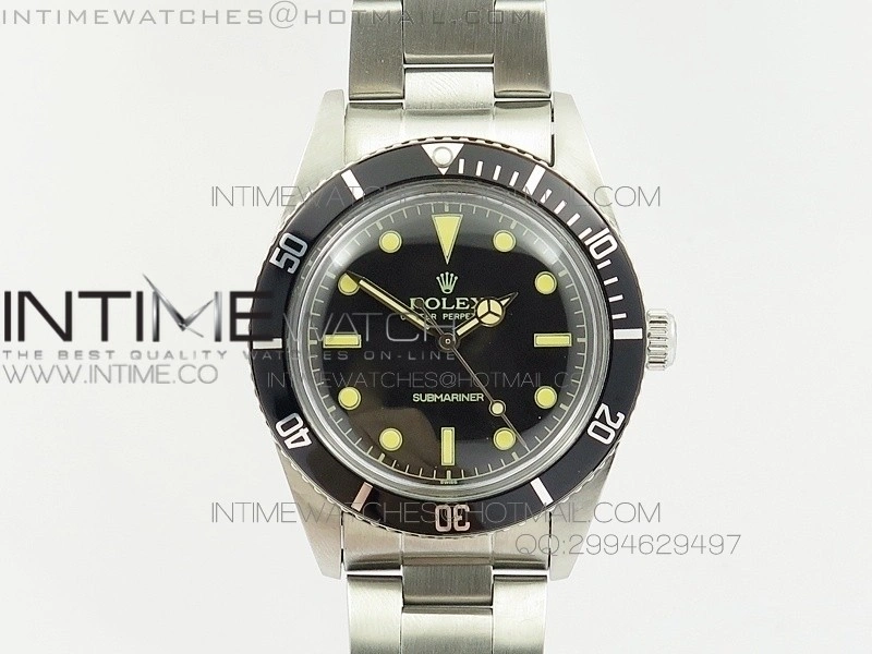 Vintage 6536 Submariner No Date SS On SS Bracelet A2836