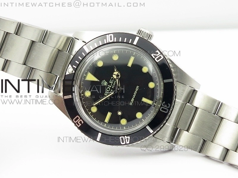 Vintage 6536 Submariner No Date SS On SS Bracelet A2836